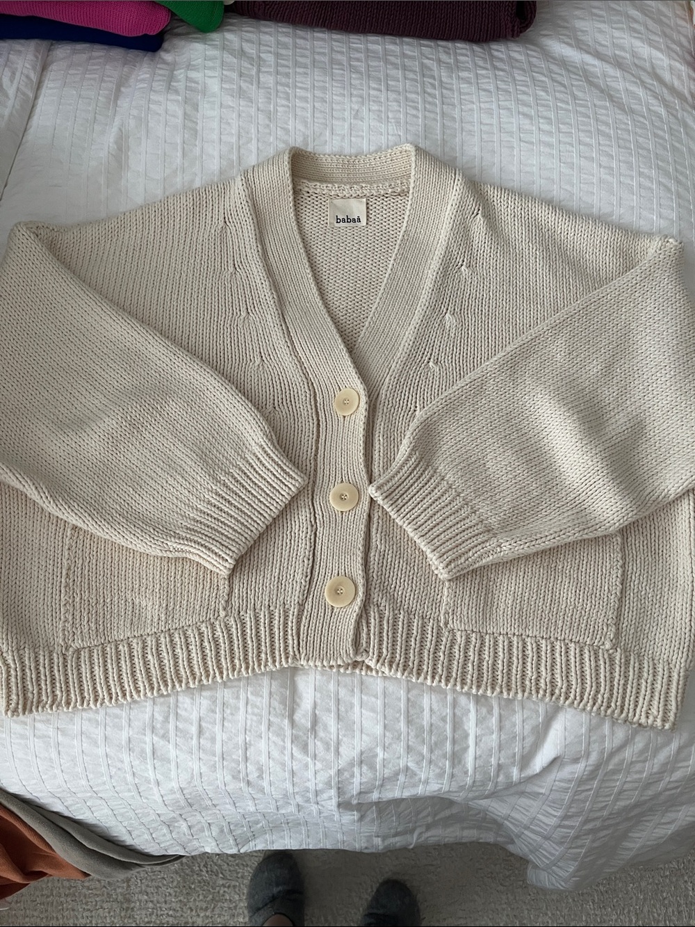 Babaa Cardigan no 22 in Natural
